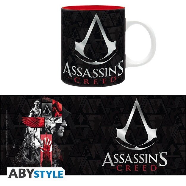 ASSASSIN'S CREED - Mug - 320 ml - Crest black & red - subli x2 3