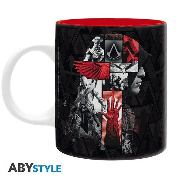 ASSASSIN'S CREED - Mug - 320 ml - Crest black & red - subli x2 4