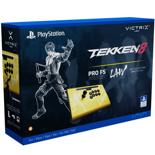 PDP Victrix Pro FS Arcade Fight Stick Tekken 8 Law 8