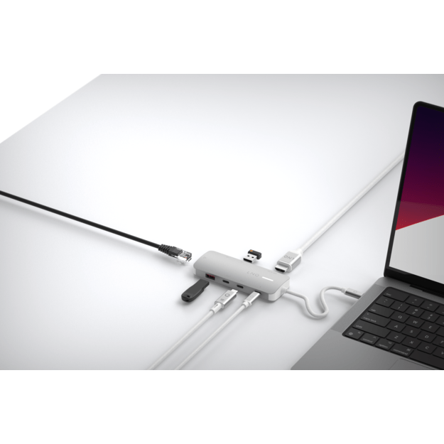 LINQ - 8in1 8K PRO 140W USB-C Multiport Hub 9