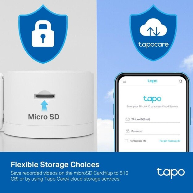 TP-Link - Tapo AI Home Security Wi-Fi Camera Tapo C125 6