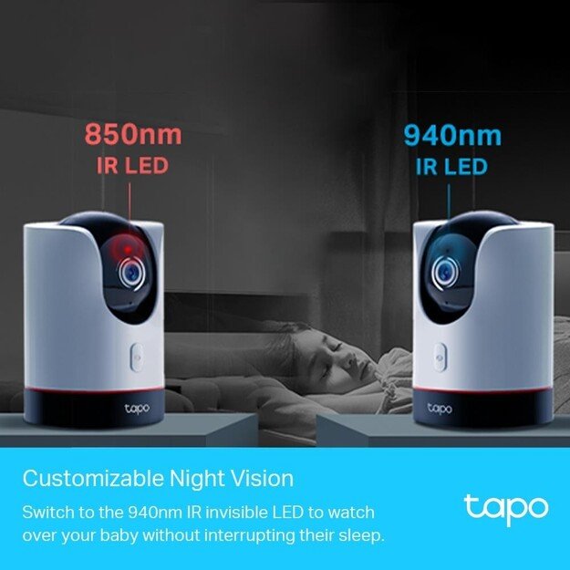 TP-Link - Tapo Pan/Tilt AI Home Security Wi-Fi Camera /Tapo C225 1