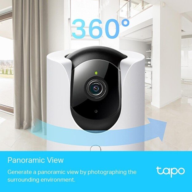 TP-Link - Tapo Pan/Tilt AI Home Security Wi-Fi Camera /Tapo C225 3