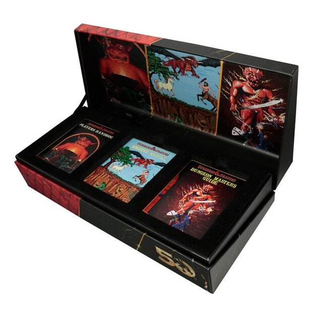 Dungeons & Dragons 50th Anniversary 1st Edition Book Cover Ingot Set 1
