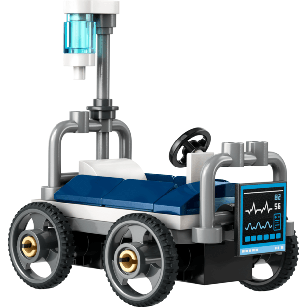 LEGO - LEGO City - Race Car Pack: Aeroplane vs. Hospital Bed (60459) 4