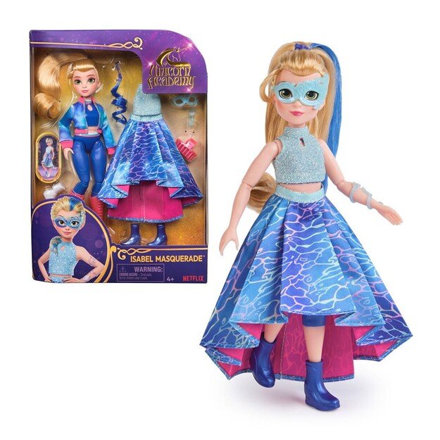 Unicorn Academy - Unicorn Academy Dlx Doll Isabel Masquerade 24 cm - (6071171) 4