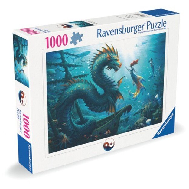 Ravensburger - Enchanted Depths Dragon Mermaid - 1000p (12001434) 1