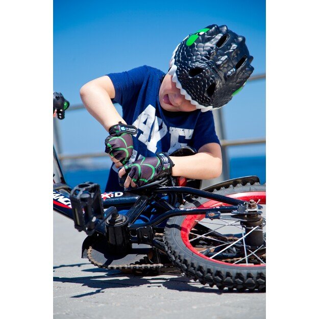 Crazy Safety - Dragon Bicycle Helmet - Black (100201-01-01) 2