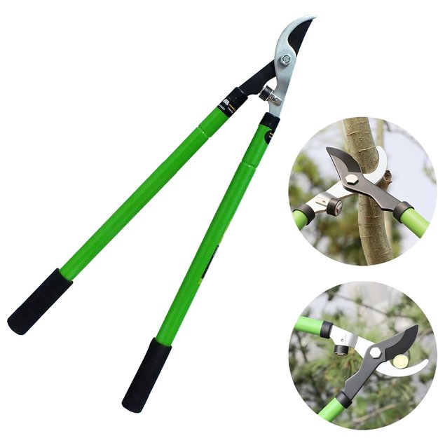 SEKATOR OGRODOWY NOŻYCOWY TELESKOPOWY DWURĘCZNY NOŻYCE DO GAŁĘZI 68 CM 16