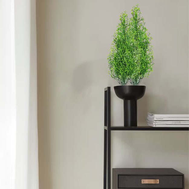 ZESTAW SZTUCZNE KWIATY DEKORACYJNE GIRLANDA KWIATOWA BLUSZCZ 2SZT 80CM 10