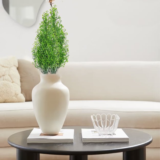 ZESTAW SZTUCZNE KWIATY DEKORACYJNE GIRLANDA KWIATOWA BLUSZCZ 2SZT 80CM 12