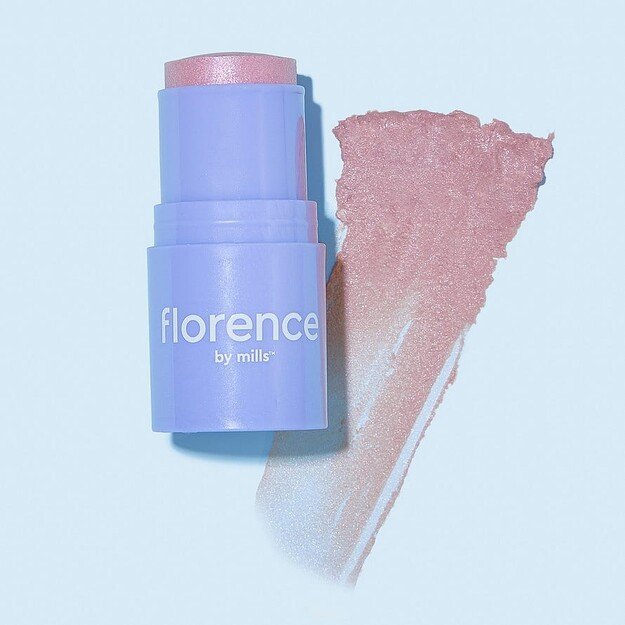 Florence by Mills - Self-Reflecting Highlighter Stick Self-love respect Pink 1