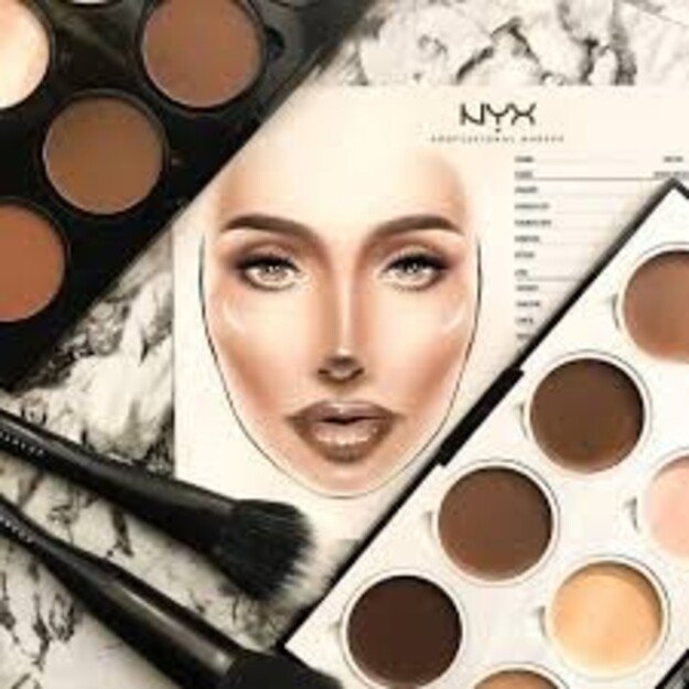NYX Professional 466 - Highlight & Contour Pro Palette 1