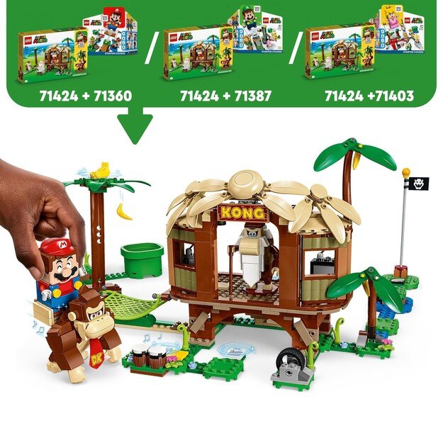 LEGO Super Mario - Donkey Kong's Tree House Expansion Set (71424) 5