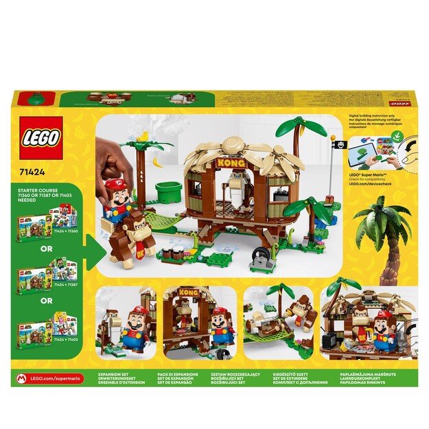 LEGO Super Mario - Donkey Kong's Tree House Expansion Set (71424) 6