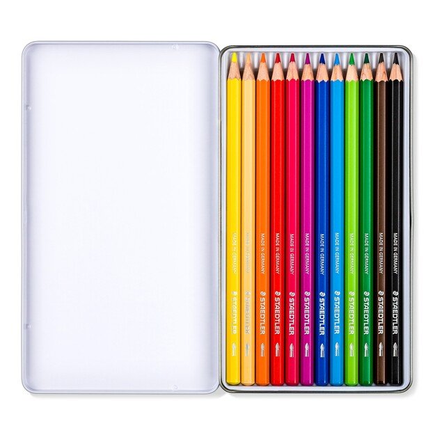 Staedtler - Watercolor colored pencil, 12 pcs (14610C M12) 1