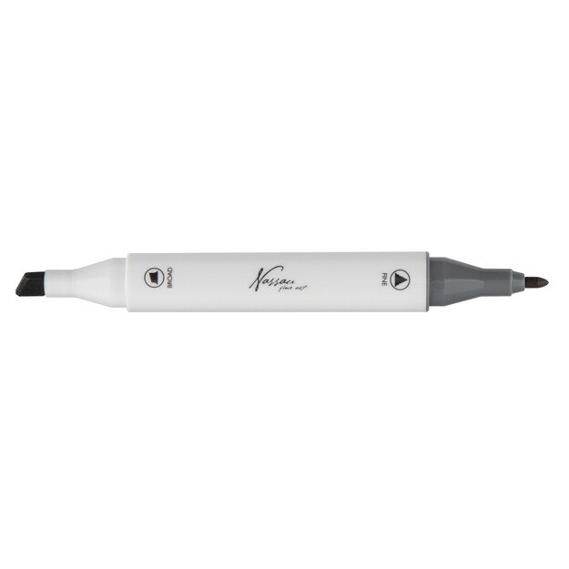 Nassau - Markers Dual Tip 24 pcs  White - (K-AR0104/22GE) 1