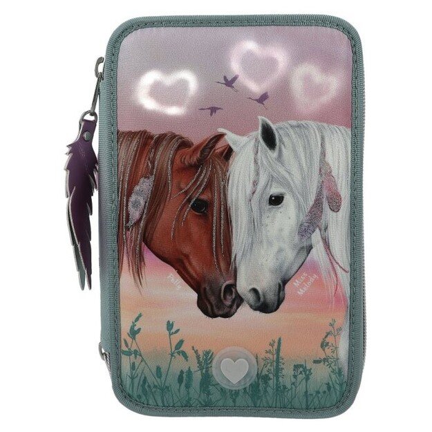 Miss Melody - Triple Pencil Case Hearts LED ( 0411774 ) 3