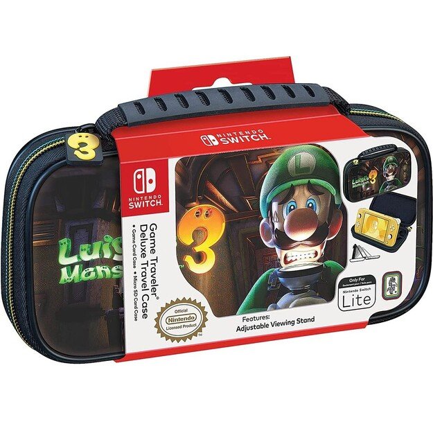 Nintendo Switch Big Ben Lite Slim Travel Case Luigi's Mansion 3 1