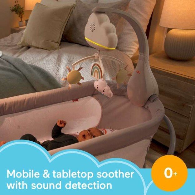 Fisher Price Newborn – Rainbow showers Bassinet to Bedside Mobile (HBP40) 2