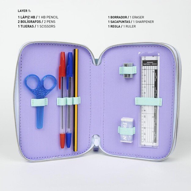 Cerda - Pencil Case With Accessories - Frozen (2700001191) 5
