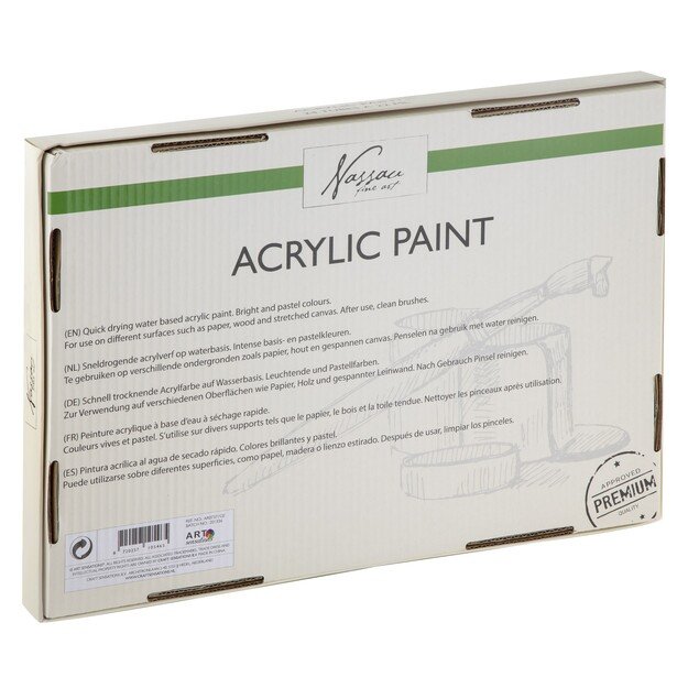 Nassau - Paint Set Acrylic 24 x 22 ml - (K-AR0737/GE) 5