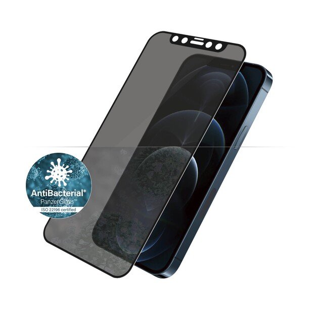 PanzerGlass - Privacy Screen Protector Apple iPhone 12 Pro Max - Edge-to-Edge