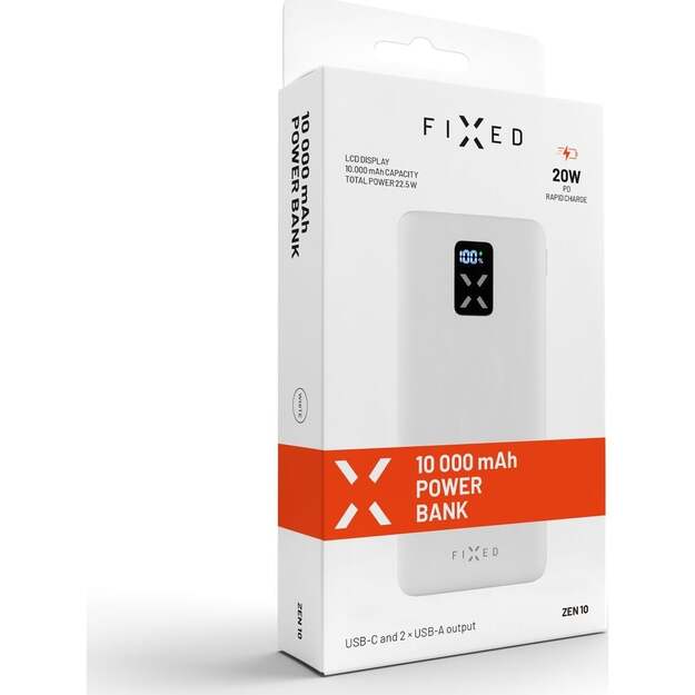Fixed - Zen USB-C PD 20W Power Bank 10.000 mAh 2