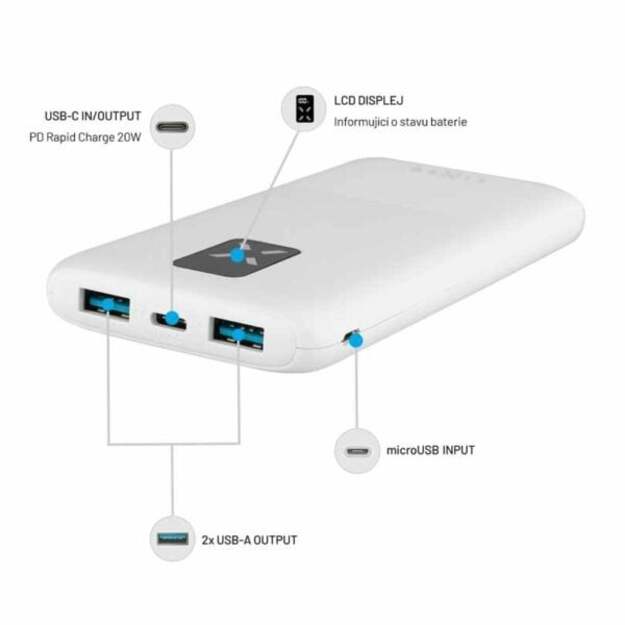 Fixed - Zen USB-C PD 20W Power Bank 10.000 mAh 1