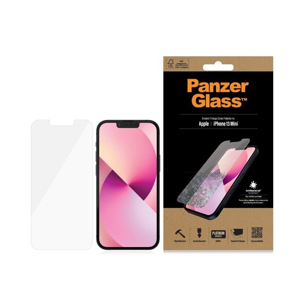 PanzerGlass - Screen Protector Apple iPhone 13 Mini - Standard Fit 2