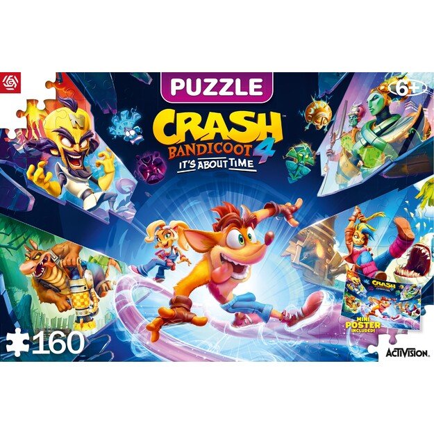 KIDS: CRASH BANDICOOT 4: IT'S ABOUT TIME PUZZLES - 160 9