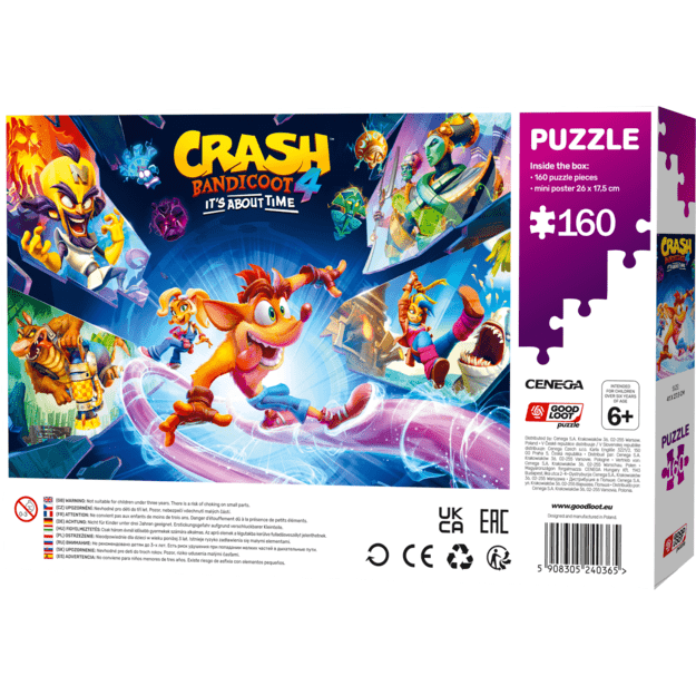 KIDS: CRASH BANDICOOT 4: IT'S ABOUT TIME PUZZLES - 160 1