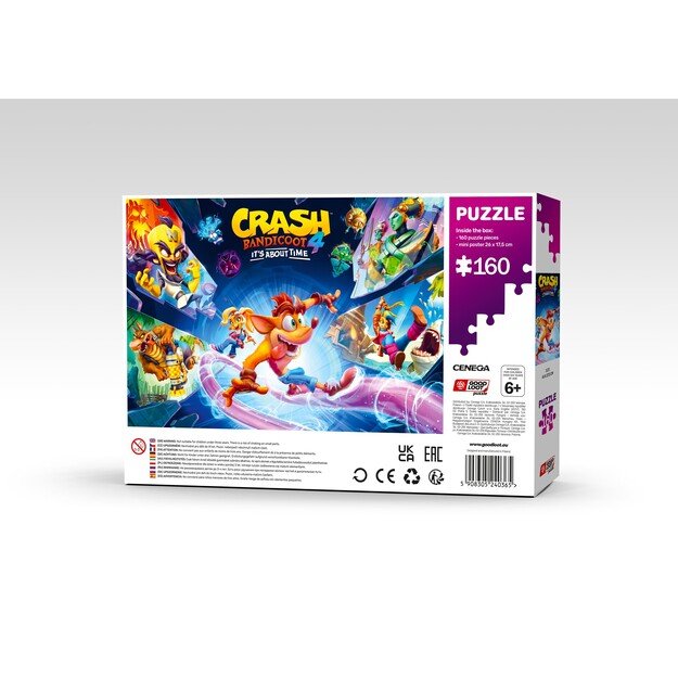 KIDS: CRASH BANDICOOT 4: IT'S ABOUT TIME PUZZLES - 160 3