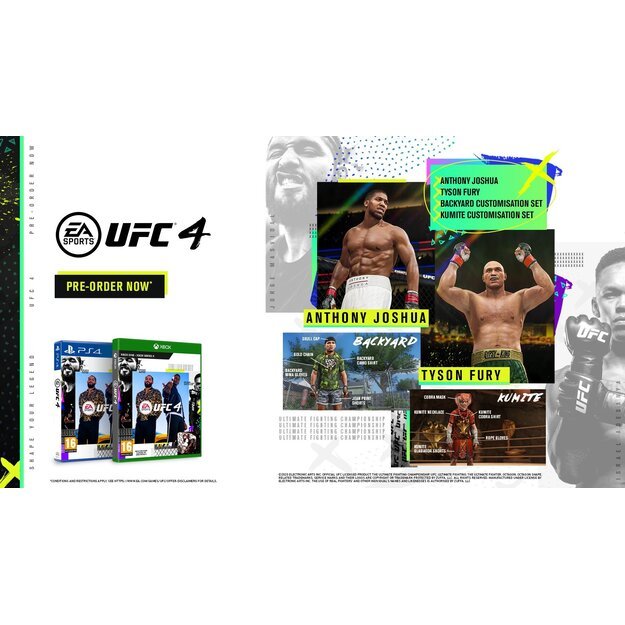 UFC 4

  - PlayStation 4 1