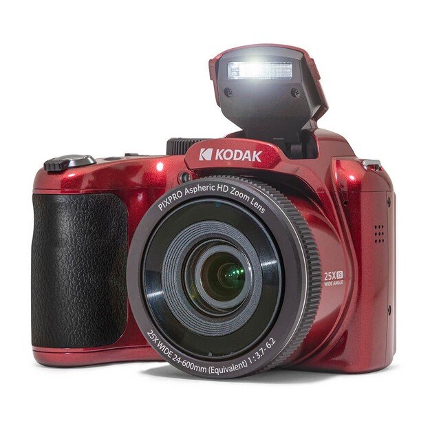 Kodak - Digitalt camera Pixpro AZ255 CCD 25x 16MP - Red 3