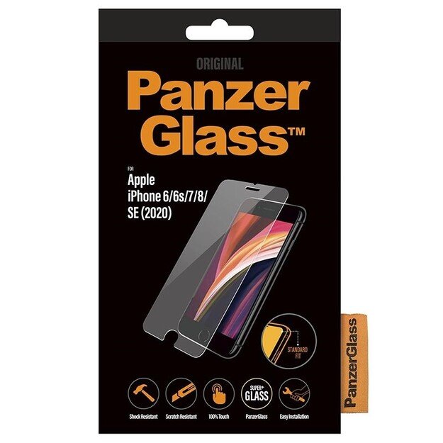PanzerGlass - Screen Protector Apple iPhone 8 - 7 - 6s - 6 - SE (2020/2022) - Standard Fit 3