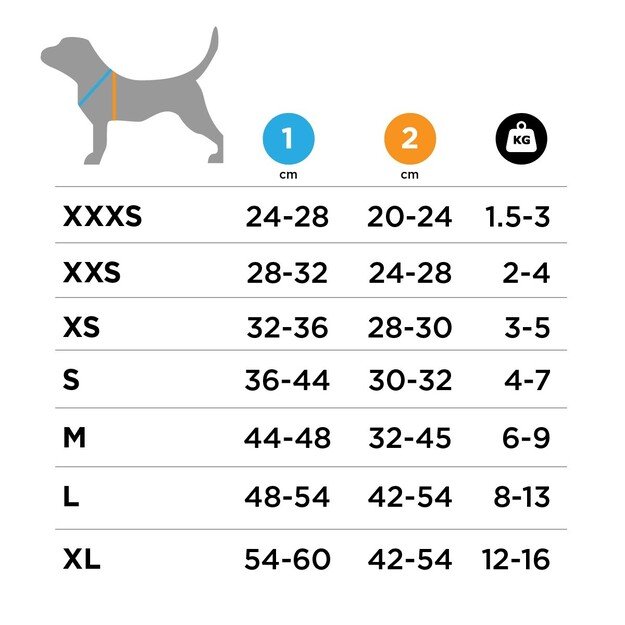 Ozami - Dog Harness Air-Mesh Black XXXS - (605.5040) 2