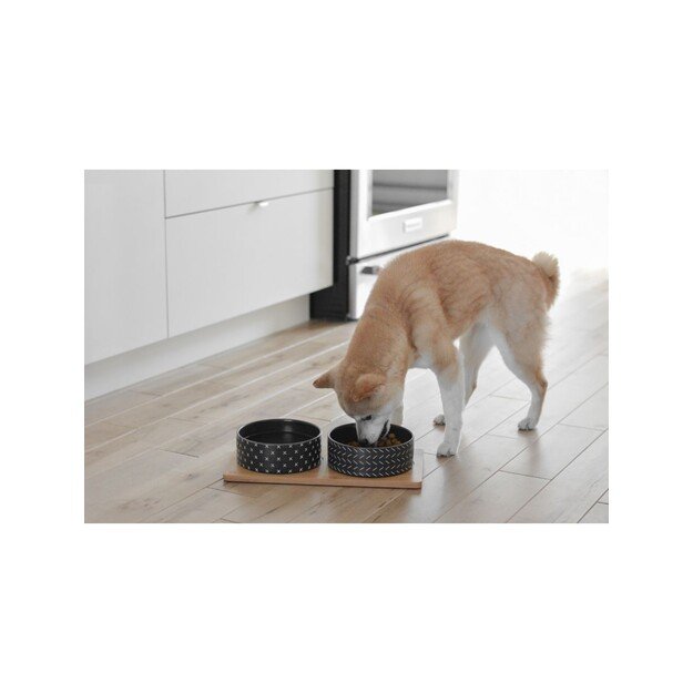 Beonebreed - Bamboo station 2 x bowls 500ml - (74022424360) 2