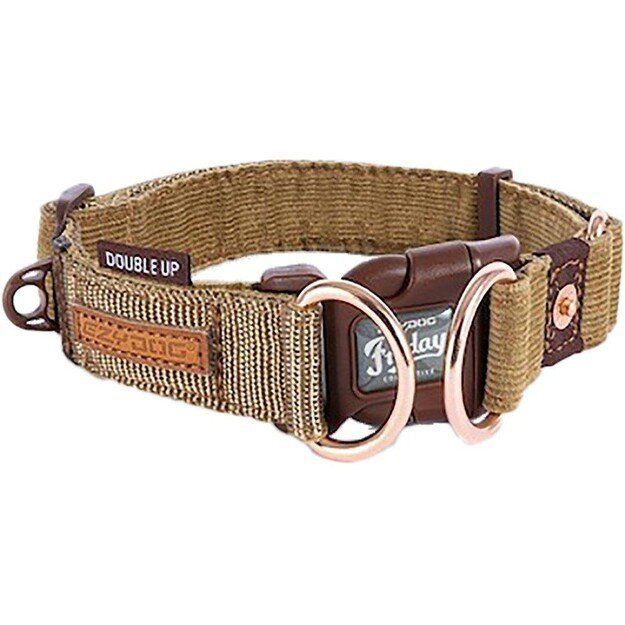 Ezydog - Collar Double Up Corduroy S 22-29Cm - (605.0075) 1