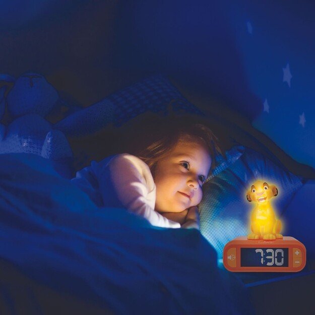 Lexibook - Simba Night light Alarm Clock with sounds (RL800AN) 2