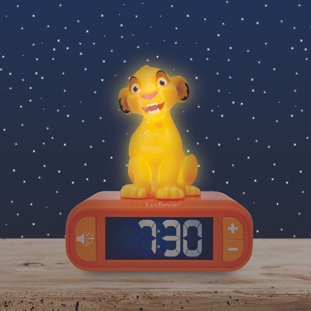 Lexibook - Simba Night light Alarm Clock with sounds (RL800AN) 5