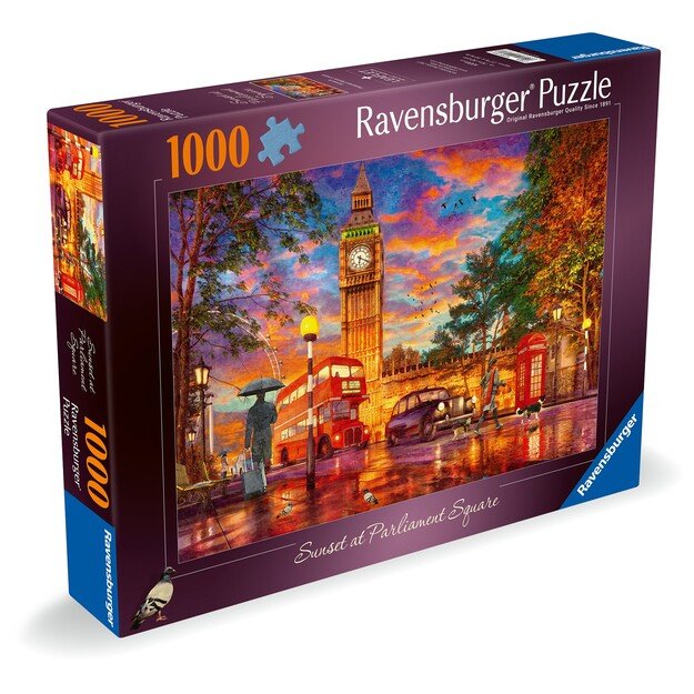 Ravensburger - Puzzle Sunset At Parliament Square 1000p (12000184) 2