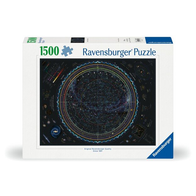 Ravensburger - Puzzle Map of the Universe 1500p (12000703) 2