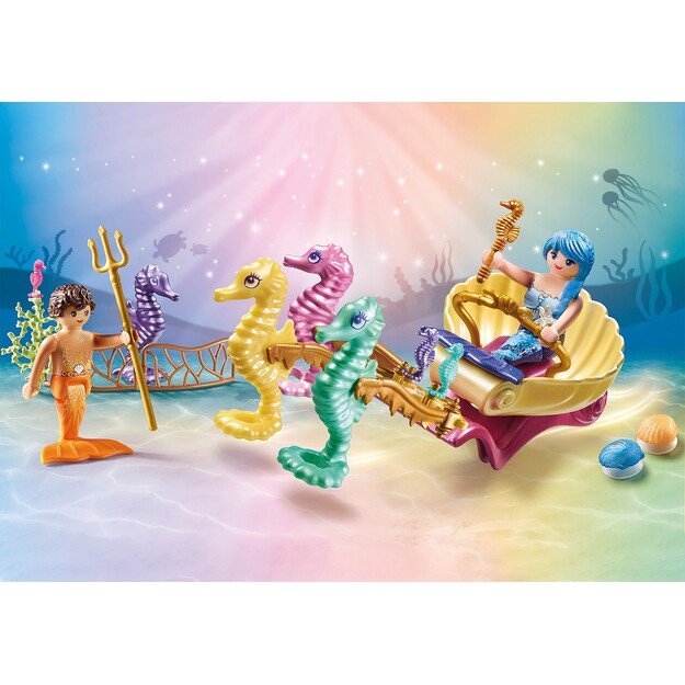 Playmobil - Mermaid with Seahorse Carriage (71500) 2