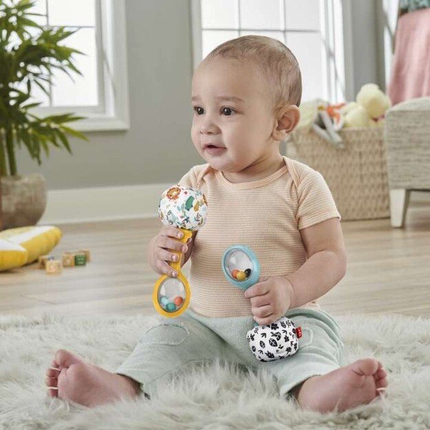 Fisher Price Newborn – Shake n’ Rattle Maracas (HMF34) 1