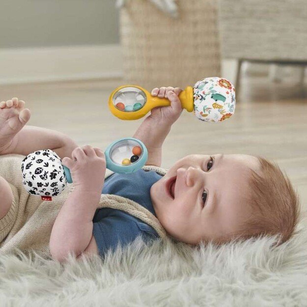 Fisher Price Newborn – Shake n’ Rattle Maracas (HMF34) 4