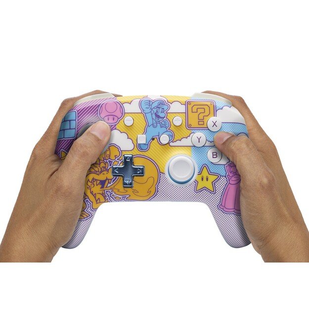 PowerA Enhanced Wireless Controller - Mushroom Kingdom Pop Art (Nintendo Switch) 1