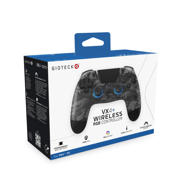 GIOTECK WX4+ Wireless RGB Controller 1