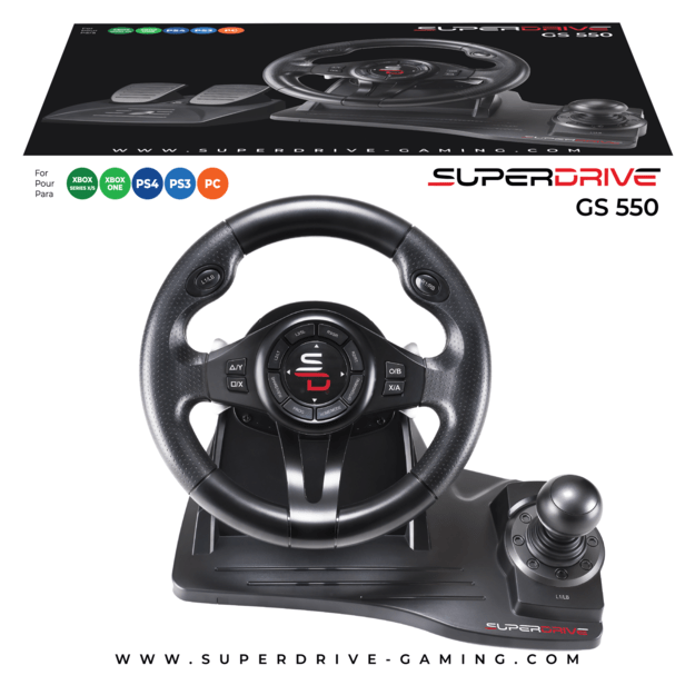 Subsonic Superdrive GS 550 - PS4/PS3/Xbox One, X/S / Switch / PC 4