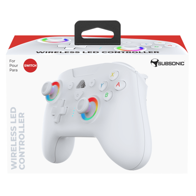 Subsonic Wireless Led Controller White - Nintendo Switch 6